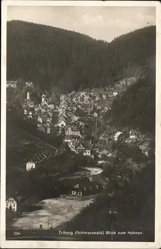 Triberg Schwarzwald Hohnen Kat. Triberg im Schwarzwald