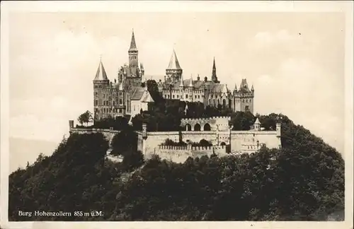 Burg Hohenzollern Burg Kat. Bisingen