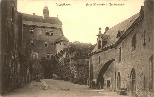 Kriebstein Waldheim Burg Kriebstein  Kat. Kriebstein