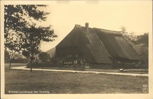 Triberg Schwarzwald Schwarzwaldhaus Kat. Triberg im Schwarzwald