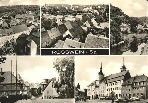 Rosswein Haretnberg Weinberg Talbad Rathaus Kat. Rosswein