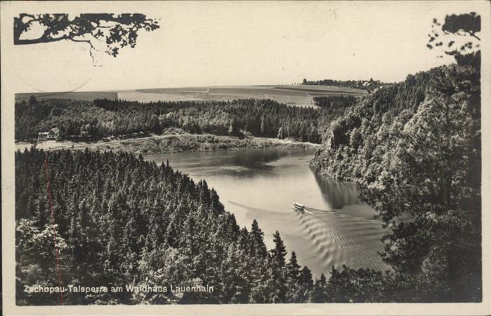 Zschopau - Talsperre, Waldhaus Lauenhain - 1950 Nr. 0054308 - Oldthing ...