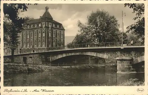 Rosswein Wasser Bruecke Kat. Rosswein