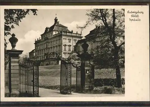 Ludwigsburg Schloss Nordseite Kat. Ludwigsburg