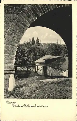 Bautzen Rathaus Petridom Lauenturm Kat. Bautzen