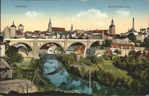 Bautzen Kronprinzenbruecke Kat. Bautzen