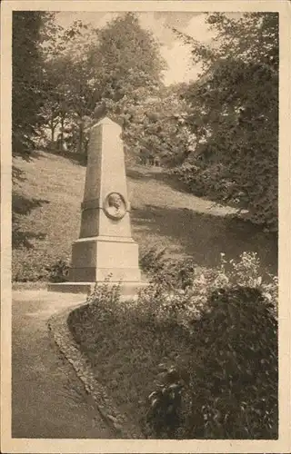 Chemnitz Clauss Denkmal Stadtpark Kat. Chemnitz