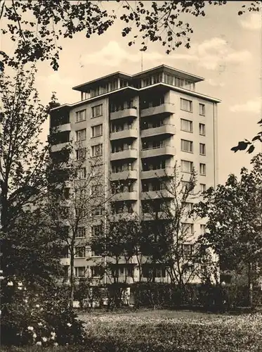 Karl Marx Stadt Hochhaus Schlossteich Kat. Chemnitz