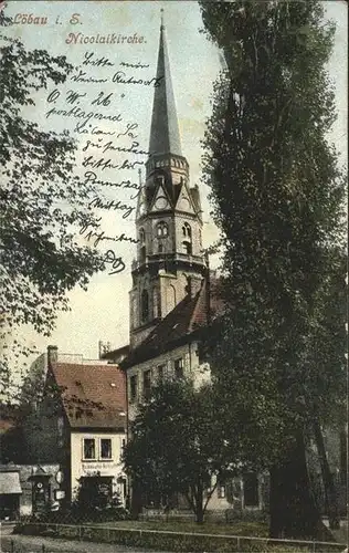 dd42324 Loebau Sachsen Kirche Kategorie. Loebau Alte Ansichtskarten