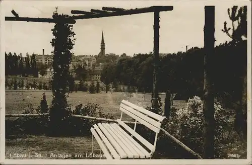 dd42327 Loebau Sachsen Anlagen Loebauer Berg Kategorie. Loebau Alte Ansichtskarten