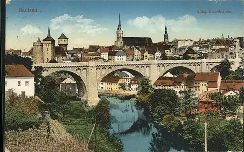 Bautzen Kronprinzenbruecke Kat. Bautzen