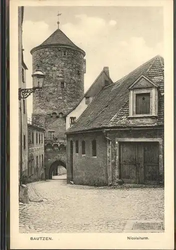 Bautzen Nicolaiturm Kat. Bautzen