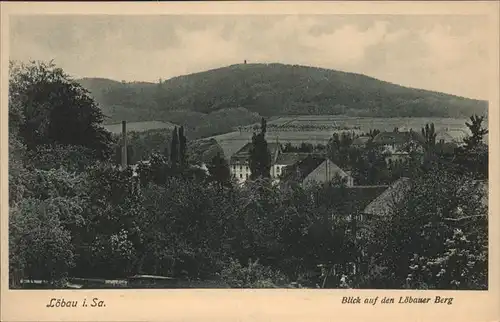 dd42422 Loebau Sachsen Loeabuer Berg Kategorie. Loebau Alte Ansichtskarten