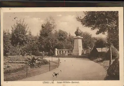 dd42424 Loebau Sachsen Kaiser-Wilhelm-Denkmal Kategorie. Loebau Alte Ansichtskarten