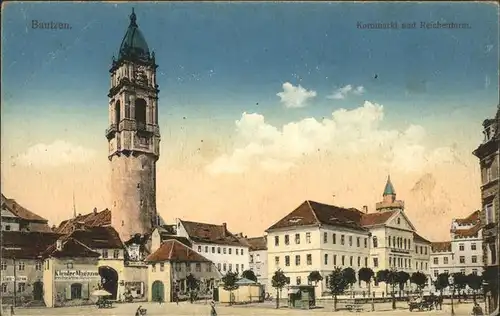 Bautzen Kornmarkt Reichenturm Kat. Bautzen