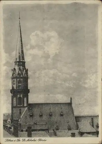 dd42476 Loebau Sachsen St. Nikolai-Kirche Kategorie. Loebau Alte Ansichtskarten