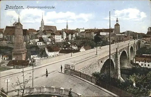 Bautzen Kronprinzenbruecke Kat. Bautzen