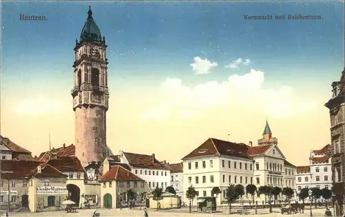 Bautzen Kornmarkt Reichenturm Kat. Bautzen