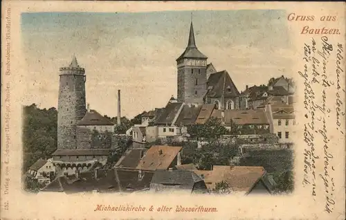 Bautzen Michaelikirche alter Wasserturm Kat. Bautzen