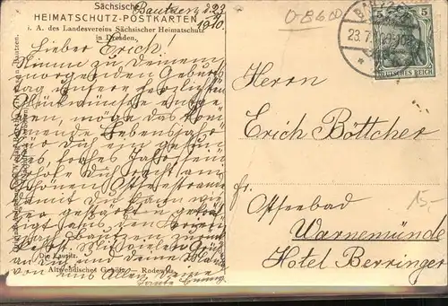 Bautzen Gans Heimatschutz Postkarte Kat. Bautzen