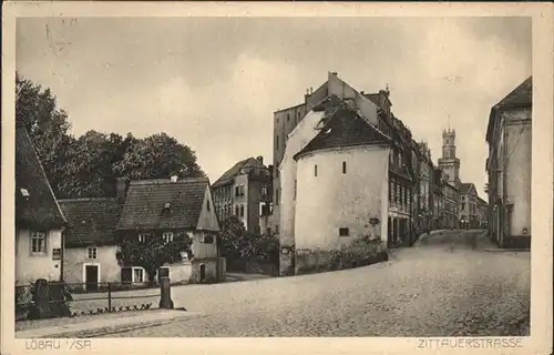 dd42561 Loebau Sachsen Zittauerstrasse Kategorie. Loebau Alte Ansichtskarten