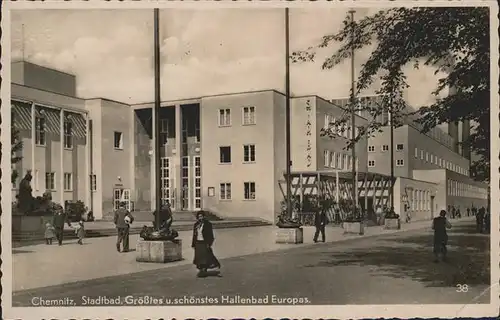 Chemnitz Stadtbad Hallenbad  Kat. Chemnitz