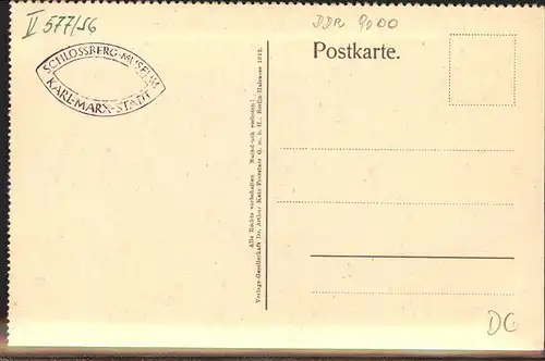 Chemnitz Lithograpie Riedel Kat. Chemnitz