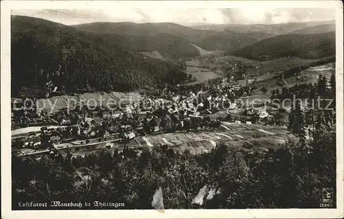 Manebach Panorama Kat. Ilmenau