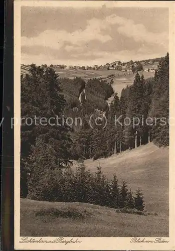 Lichtenhain Bergbahn von Sueden / Oberweissbach Thueringer Wald /Saalfeld-Rudolstadt LKR