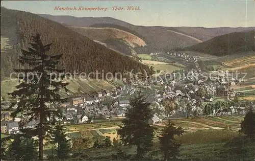 Kammerberg Manebach Panorama Kat. Ilmenau