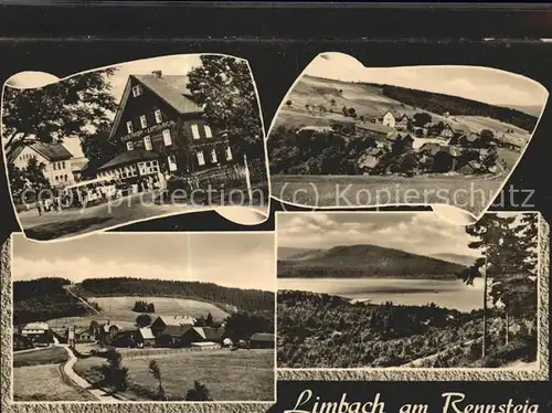 Limbach Thueringen Panorama mit Teilansichten Kat. Steinheid