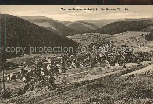 Kammerberg Manebach Panorama Kat. Ilmenau