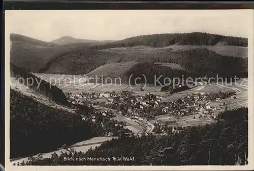 Manebach Gesamtansicht Kat. Ilmenau