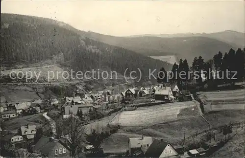 Manebach Ortsansicht Kat. Ilmenau