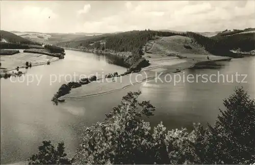 Bleilochtalsperre Stausee Agnesruhe Kat. Schleiz