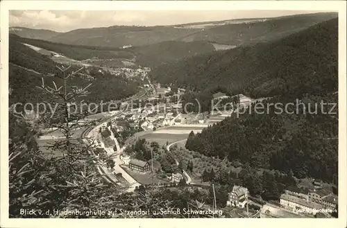 Sitzendorf Thueringen Schloss Schwarzburg Kat. Sitzendorf Schwarzatal