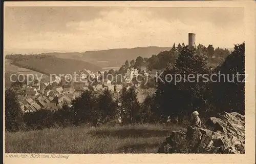 Bad Lobenstein Thueringen vom Kirchberg Kat. Bad Lobenstein