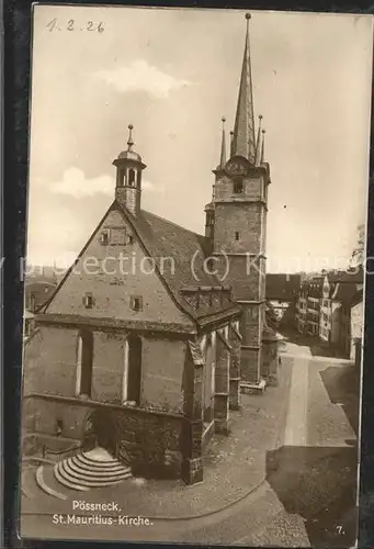 Poessneck St. Mauritius Kirche Kat. Poessneck