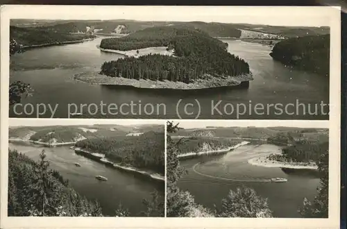 Bleilochtalsperre Am Stausee Heinrichstein Luchsleite Blaupunkt Kat. Schleiz