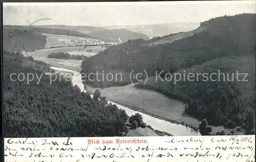 Ebersdorf Lobenstein vom Heinrichstein Kat. Roehrnbach