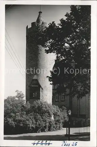 Poessneck Weisser Turm Kat. Poessneck