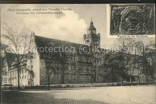 Jena Neue Universitaet Wappen Kat. Jena