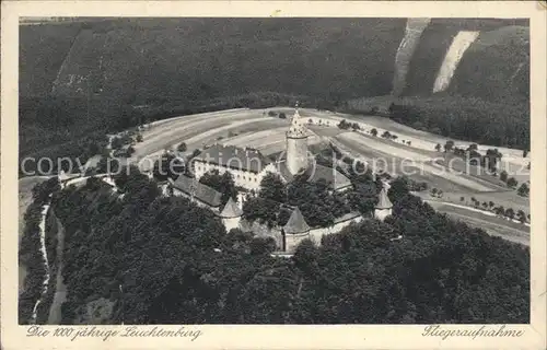 Kahla Thueringen Leuchtenburg Fliegeraufnahme Kat. Kahla Thueringen