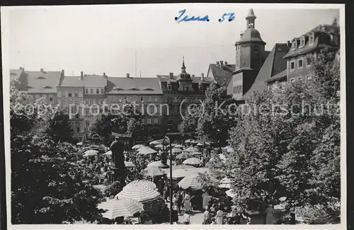 Jena Marktplatz Rathaus Kat. Jena