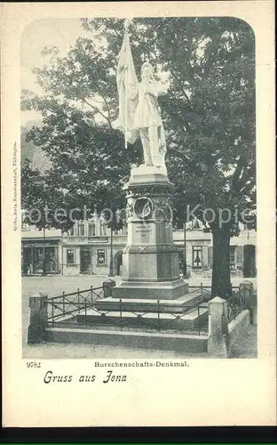 Jena Burschenschafts Denkmal Kat. Jena