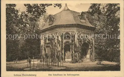 Rudolstadt Schloss Heidecksburg Schallhaus im Schlossgarten / Rudolstadt /Saalfeld-Rudolstadt LKR