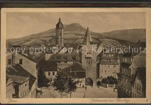 Jena Johannistor mit Hausberg Kat. Jena