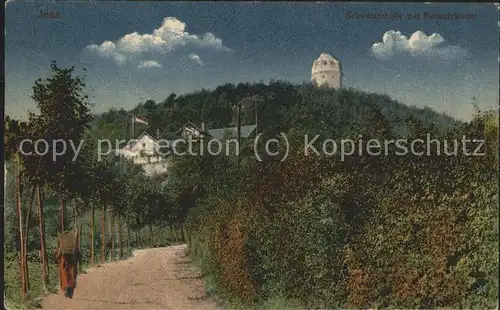 Jena Schweizerhoehe mit Bismarckturm Kat. Jena