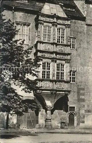 Torgau Erker im Schlosshof Schloss Hartenfels Kat. Torgau