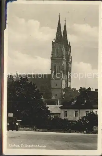 Oschatz St. Aegidien Kirche Kat. Oschatz